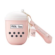 PIUJJA USB 충전식 휴대용 손난로 전기 핫팩 2IN1 밀크티 컵, 핑크색