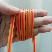 라탄DIY 라탄만들기 공예DIY 라탄공예 가구 짠 소재 등나무 소재 의자 수리 유모차 짠 등나무 플라스틱 등나무 폭 6 두께 1.2mm, 노란색 혼합 색상 60.7mm 양면
