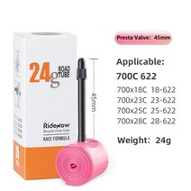 자전거 타이어튜브 RideNow-자전거 내부 튜브 프렌치 밸브 45mm / 65mm/85mm 타이어 24g 36g 초경량 700C TPU MTB 로드 바이크 부품, [01] Presta 밸브, [04] 24g 45mm