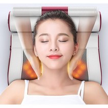 다기능 경추 마사지 베개, 블랙