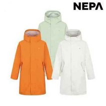 네파(공용) NC일산 등 부분 메쉬 소재를 적용한 벤틸레이션 기능으로 통기성 기능 강화한 레인 코트 7JG0561D_NI, EGGSHELL(E03), 1개