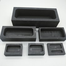 납괴 Sqaure 흑연 도가니 주조 Ingot Bar 금형 금은 구리 용융 정제, [06] xxmm