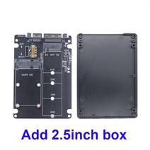 M.2 NGFF SSD MSATA 프로토콜-직렬 포트 외부 내장 하드 디스크 박스 Msata-Sata 3 3.0 듀얼 스위칭 (스위, 02 Black