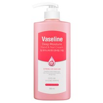 바세린 24h 딥 모이스춰 핸드앤네일 크림, 1개, 500ml