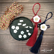 빛고운 자개 장식 모음/비녀만들기/혼주 브로치 재료/전통 공예 재료, 물고기3개