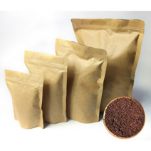 팩스타 크라프트 커피봉투 지퍼스탠드 아로마밸브 100g, 25장