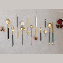 예쁜 컬러 디자인 감성 티스푼 포크 디자인주방소품, 티포크-핑크, 1개