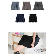 고무줄밴딩 3부 큐롯 숏팬츠 치마바지 롱 여자 40대 베이직 5부 외출 봄
