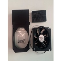 Funssor Bambu lab P1P 외부 배기 필터 에어 덕트 카본 박스 팬 소프트웨어 제어 가능, 01 fan and case