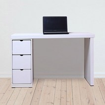 [다오름] 다움2 50T상판 서랍통 1000 학생책상 일자책상, 색상:화이트