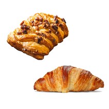 슐스타드 미니 크로아상 플레인 30g 30개 + 슐스타드 미니 메이플피칸 플레이트 41.5g 24개