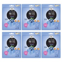 캣퓨어 미니스틱 고양이 간식파우치 56g, 블루베리 + 연어 혼합맛, 6개
