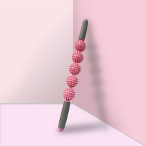 초 강력 5구 돌기형 마사지 바 안마봉 스틱 종아리 지바 지봉 마사지볼 종아리알 허벅지, 블랙