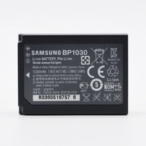삼성 BP1030 오리지널 배터리 NX1000 NX200 NX300 NX1100 미러리스 카메라 배터리, 기본