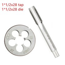 스마트공구 9mm 1/2 용 223 "-28 Gunsmithing 탭 다이 세트 X + 오른손 나사 새로운, 01 A 2pcs
