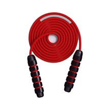 DMM PKFARM 1+1 세트 밧줄 로프 줄넘기 고급형 크로스핏 유산소 다이어트 줄넘기운동, 1+1(2개), 레드 (3M)