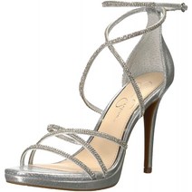 Jessica Simpson JAEYA Heeled Sandal Platinum 11 M US | Heeled Sandals