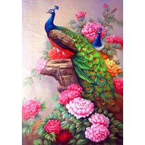 호랑이 그림 액자 풍수 세트 대형 인테리어 diy diamond painting 공작 전체 라운드 드릴 5d diamond 자수 모자이크 판매 diamond picture of, 1, 3040cm