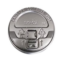 일회용 테이크아웃 개폐 컵뚜껑 검정 80mm, 1000개입, 1개, 머그리드형