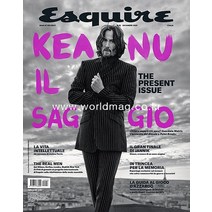 당일발송 Esquire Italy 2021년12월 (#18) 이탈리아 남성 패션 잡지 keanu reeves 키아누 리브스호 리브스 Italy2021년12월