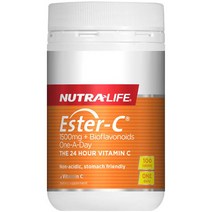 (뉴질랜드) Nutralife 뉴트라라이프 이스터씨 1500 비타민씨 비타민C 바이오플라보노이드 100정 EsterC 1500mg One-A-Day