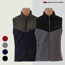 마운틴가이드 [마운틴가이드]가을 겨울 등산복 단체복 베스트 작업복 남성 폴라폴리스조끼 WFM-B203-40