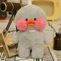 PKTOYS 귀엽고 빵빵 오리인형 피큐어 큐티 옷 만화 다양한 강아지 오리인형 스마스 선물, 민둥오리, 30센티