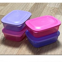 타파웨어 스몰세이버 반찬통 찬기 밀폐용기 4P 세트, 4개