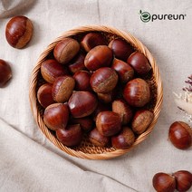 이푸른 [이푸른] 국산 청양밤 4kg(중) 280알 내외 23년산 햇밤, 1