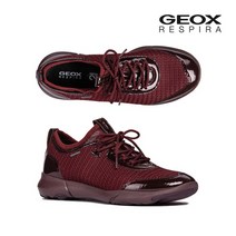 제옥스 제옥스 네뷸라X 버건디 여성 스니커즈 GEOX 단화 여성화 캐쥬얼 발편한 컴포트 클래식 슬립온 운동화