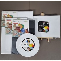 유화용 면천 캔버스 20X30 30X40 원형 캔버스, 20X30블랙
