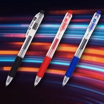 클립펜 문방구 학용품 볼펜 Q노크 0.5mm 12p, 검정