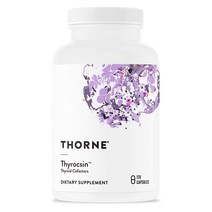thorne research - 티록신 - 갑상선 기능 지원을 위한 갑상선 보조인자 - 120 캡슐