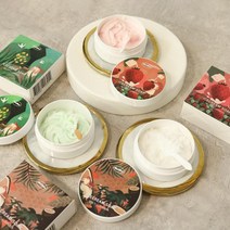 B2)웰바스 아이스크림솝 클렌징비누 3종, 코코넛&벌꿀+알로에&레몬+모공브러쉬