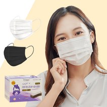 그린비 마스크 국산 비말차단 KFAD 일회용 덴탈 중형 블랙 흰색 대형 소형 50매, 5번 중형 화이트[KFAD]50매 3중MB