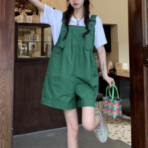 나루니 W05094 멜빵반바지 맬빵 스트랩반바지 점프수트 여름 귀여운 사은품증정