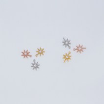 샤이닝 스타 미니 큐빅 별 펜던트(타입2), 양고리, 로즈골드