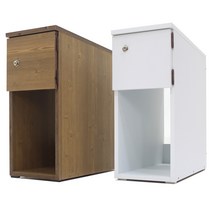도난방지 본체통 시건장치 케이스 보관함, 화이트, 1개