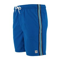 오션퍼시픽 Ocean Pacific 남성용 여름 시그니처 스트라이프 퀵 드라이 .. 정품보장, Large, Classic Blue