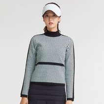 볼빅 여성 골프 앙골라 블렌드 스퀘어 니트 VLKTKA04 LM