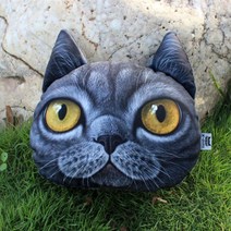 X-DOLLS 차량용 목쿠션 베개 XD114T브리티스쇼트헤어, 없음