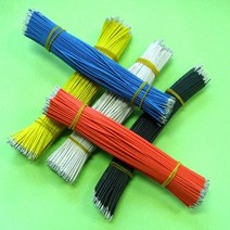 점프와이어 AWG22(50mm) 50개 PCB기판 납땜용 전선, PUL25(50mm) 파랑색
