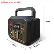 제네레이터 발전기 500W 발전소 1400mAh 휴대용 태양열 발전기 AC DC USB 출력 전원 시스템 순수 사인파 충, 01 110v US
