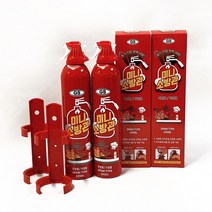 미니소방관 소화기 390g 강화액 휴대용 차량용 가정용 주방용, 345ml