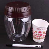 1kg 단지꿀 과실주병 매실 밀폐 용기 양념 투명