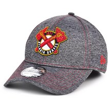New Era Atlanta Braves 39THIRTY 사우스 클럽 헤더 캡 모자 회색.
