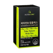 뉴트리코어 비타민B 컴플렉스 1000mg 60정 1개, 뉴트리코어 비타민B 콤플렉스
