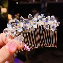 5 개/대 빗 23 치아 플라스틱 헤어 액세서리 여성 DIY 클립 살롱 도구 수제 다기능 스타일링, [12] 1pcs transparent