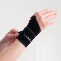 라인벨라 리스트랩 탄탄 손목 보호대 VER.2, 블랙 2개