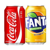 코카콜라 업소용 355ml 24캔 + 환타파인 355ml 24캔, 상세페이지 참조